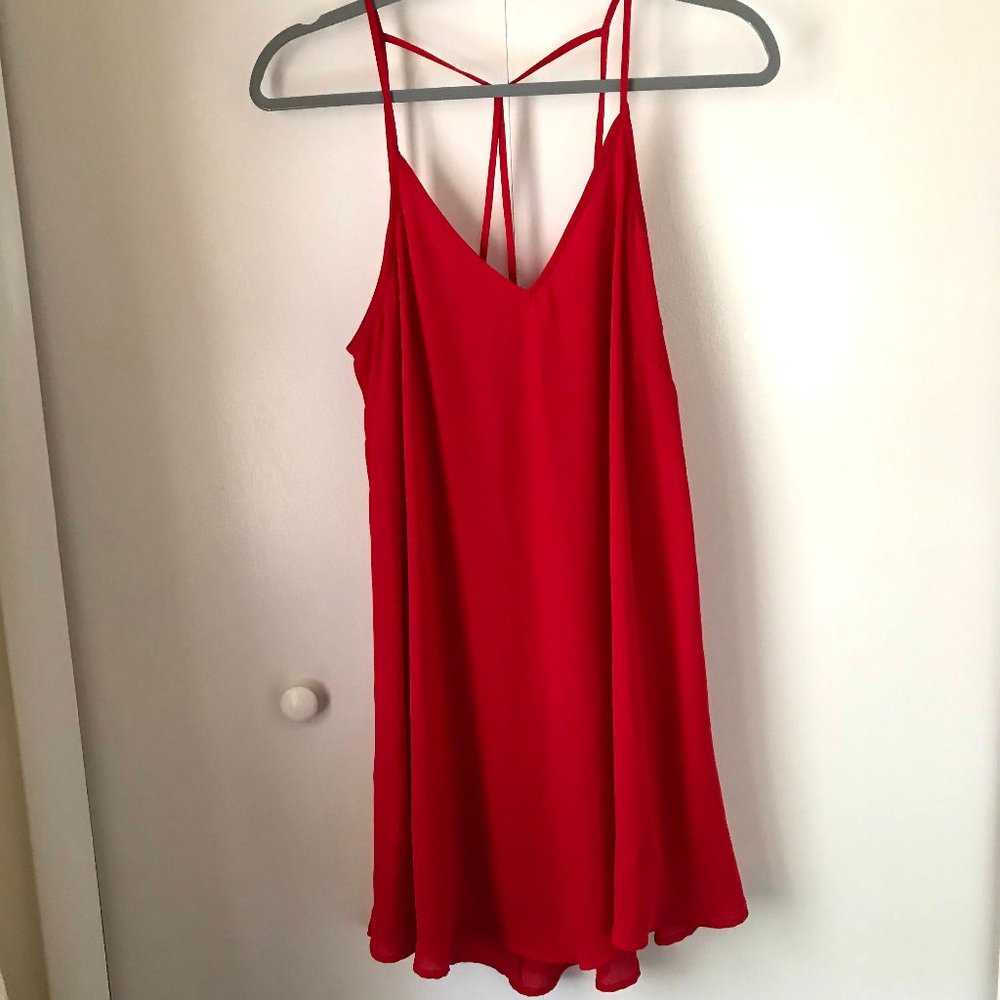 Lush strappy red dress - Size M